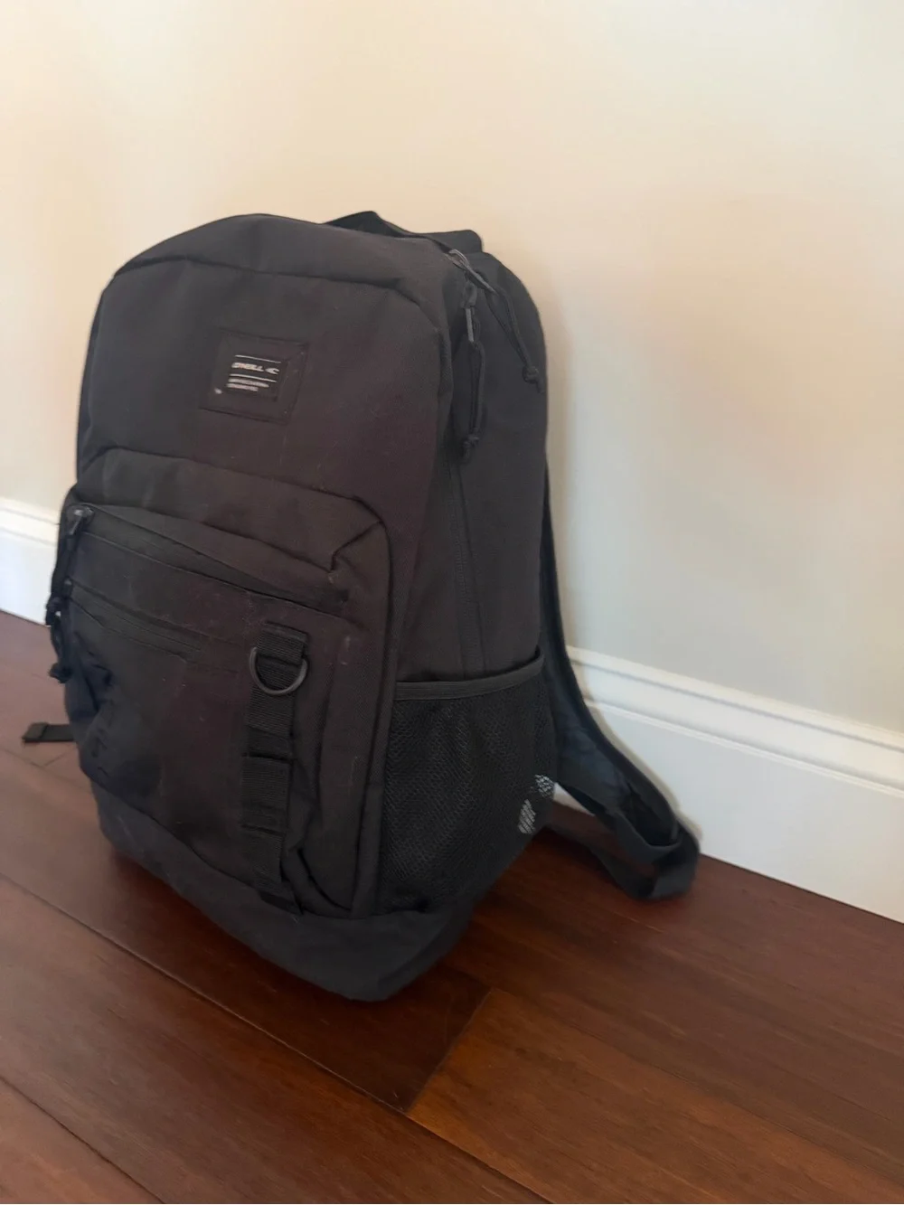 O'Neill Black Men's Laptop Backpack with Mesh Side Pocket
